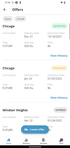 Screenshot of Pro-Ag Farmers Cooperative