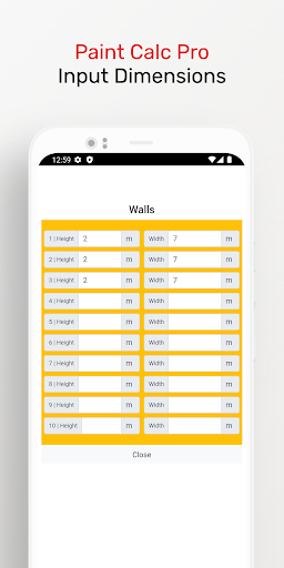 Paint Calc Pro Screen 3