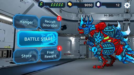 Dino Robot Battle Field War