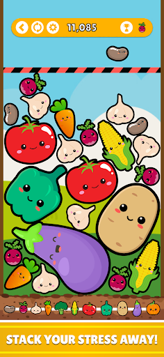 Android application Veggie Stack! screenshort