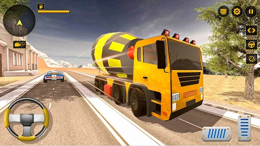 Simulador de caminhão cimento