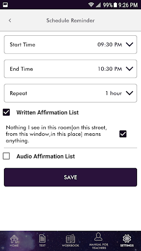ACIM Original Edition Screen 3