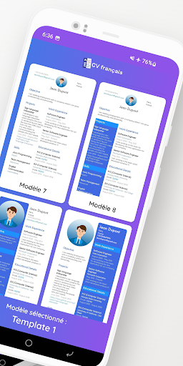 CV Français Professionnel PDF Screenshot 4 - AppWisp.com