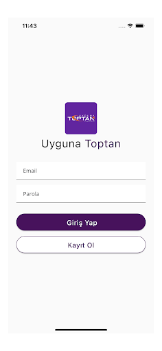 Android application Uyguna Toptan screenshort