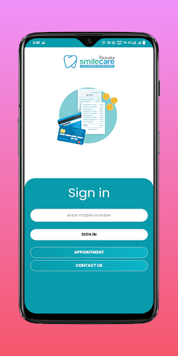Android application Renuka Smile Care Patient screenshort