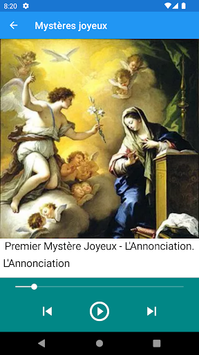Saint Rosaire Catholique Audio Screen 2