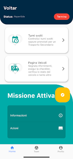 Android application Voltar screenshort
