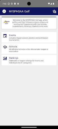 NYSPHSAA GOLF Screenshot 2 - AppWisp.com