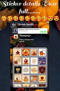 Thanksgiving Sticker -Whatsapp