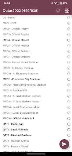 WC Qatar 2022 Panini Stickers Screen 3