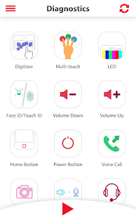 Phone Diagnostics Screenshot