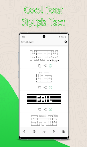 Chat Styles: Cool stylish Font Screen 3
