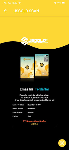 JSGOLD Scan Screen 2