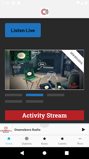 Android application Owensboro Radio screenshort