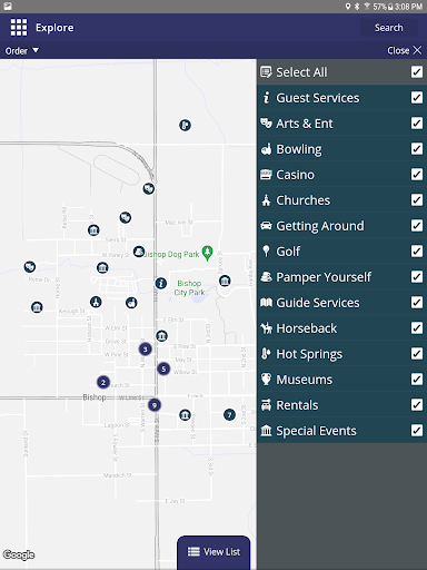 Screenshot of Visit Bishop CA