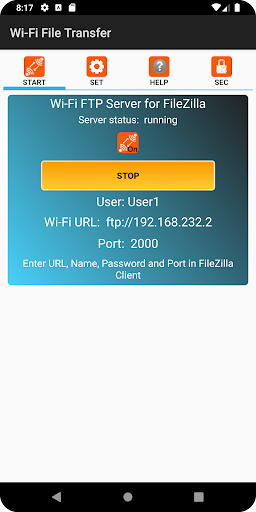 FTP File Transfer Mobile<->PC screenshot 3