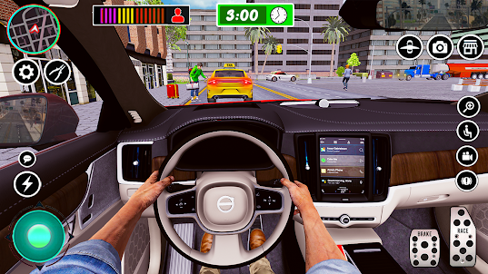 City Prado Taxi Driving 3D Sim