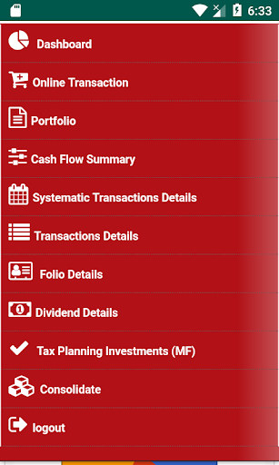 Android application WealthFirst Portfolio screenshort