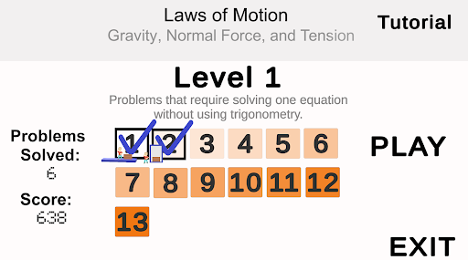 Newton: Laws of Motion Screen 2