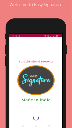 Android application Easy Signature (A Signature Cr screenshort