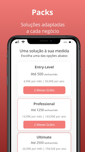 Android application Proximo® Pro screenshort