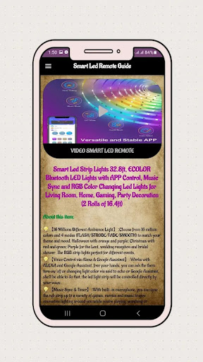 Smart Led Remote Guide Screen 2