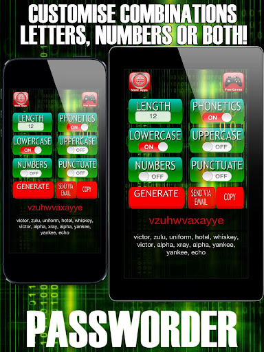 Random Password Generator Screen 2