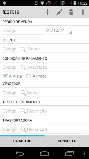 SIGMobile Vendas Screen 2
