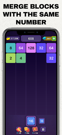 Game screenshot 2048 Merge - Numbers Puzzle mod apk