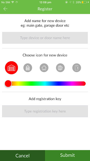 Elika BLE V1 Screen 2