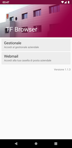 Android application TFBrowser screenshort