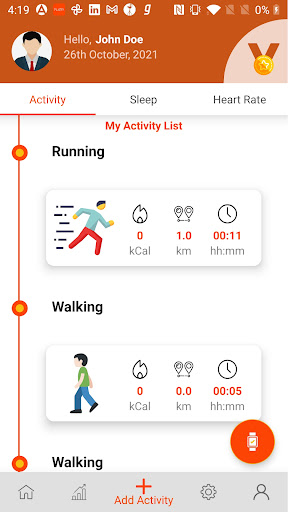 PLAYFIT - IoT Wearables Screen 2