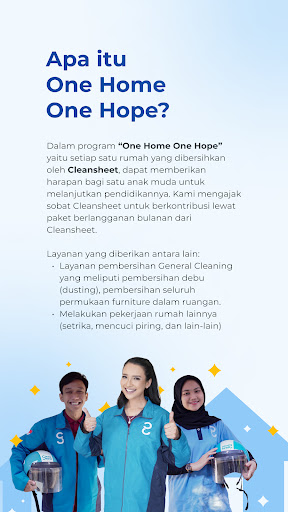 Cleansheet - Cleaning Solution Screen 3