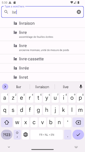Android application Le La screenshort