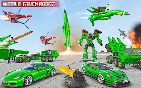 Missile Truck Robot Game – Jet Robot Car Game 2021