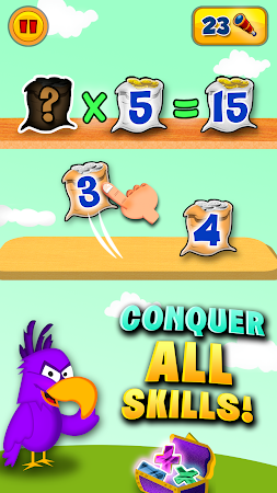Game screenshot 数学の土地：学習ゲーム - 加算と減算 apk download