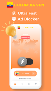 Captura de Pantalla 2 Colombia VPN - Private Proxy android