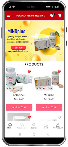 Android application PENAWAR HERBAL MEDICINE screenshort