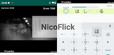 NicoFlick - フリック入力リズムゲームのおすすめ画像1