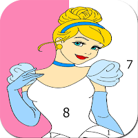 Раскраска принцессы по номерам: раскраска принцесс