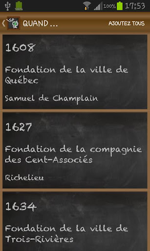 History of Quebec Screen 2