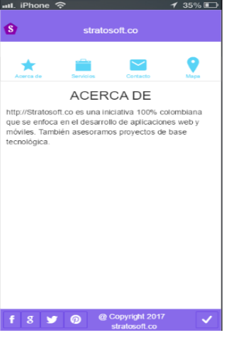 Android application stratosoft screenshort