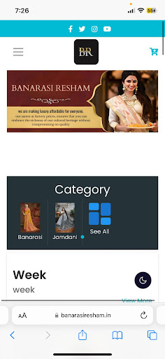Android application Banarasi Resham screenshort