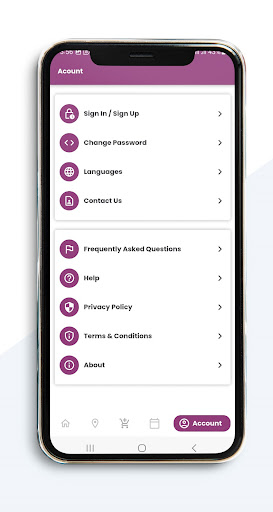 Android application SALONET screenshort