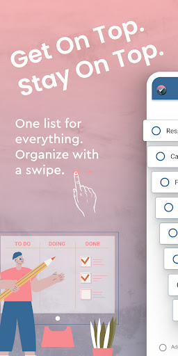 Android application On Top: the easiest to-do list screenshort