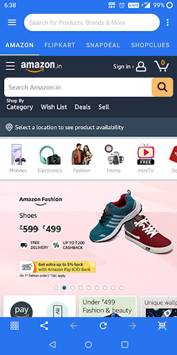 Android application Shoppers Search - Shopping app screenshort