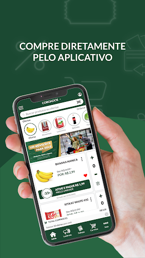 Android application Coroados Supermercado screenshort