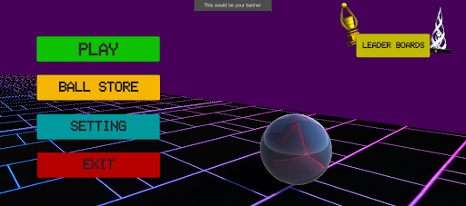 Android application Ball acceleration screenshort