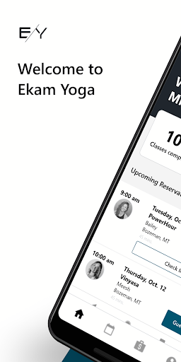 Android application Ekam Yoga screenshort
