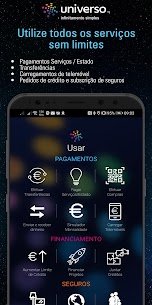 Universo Mobile Banking, Crédito Pessoal, Seguros 3